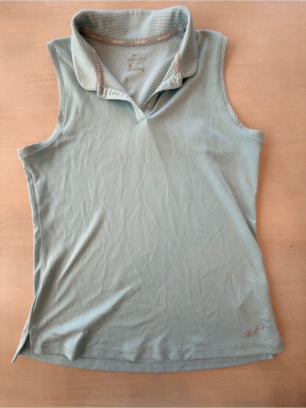 Nike Women’s Sleeveless Polo Tank Top in Light Sage